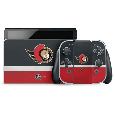 NHL Ottawa Senators Jersey Nintendo Switch OLED (2021) Skin